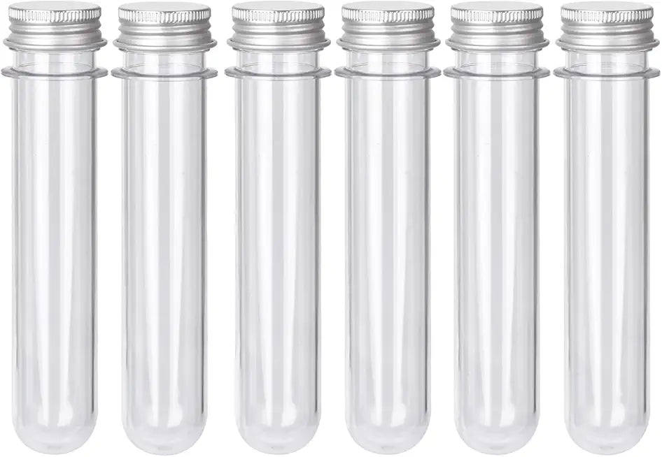 Clear Plastic Test Tubes