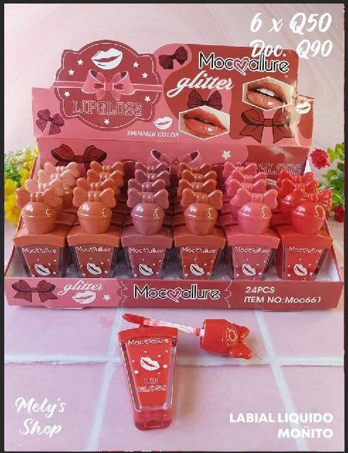 Bow Glitter Lipgloss